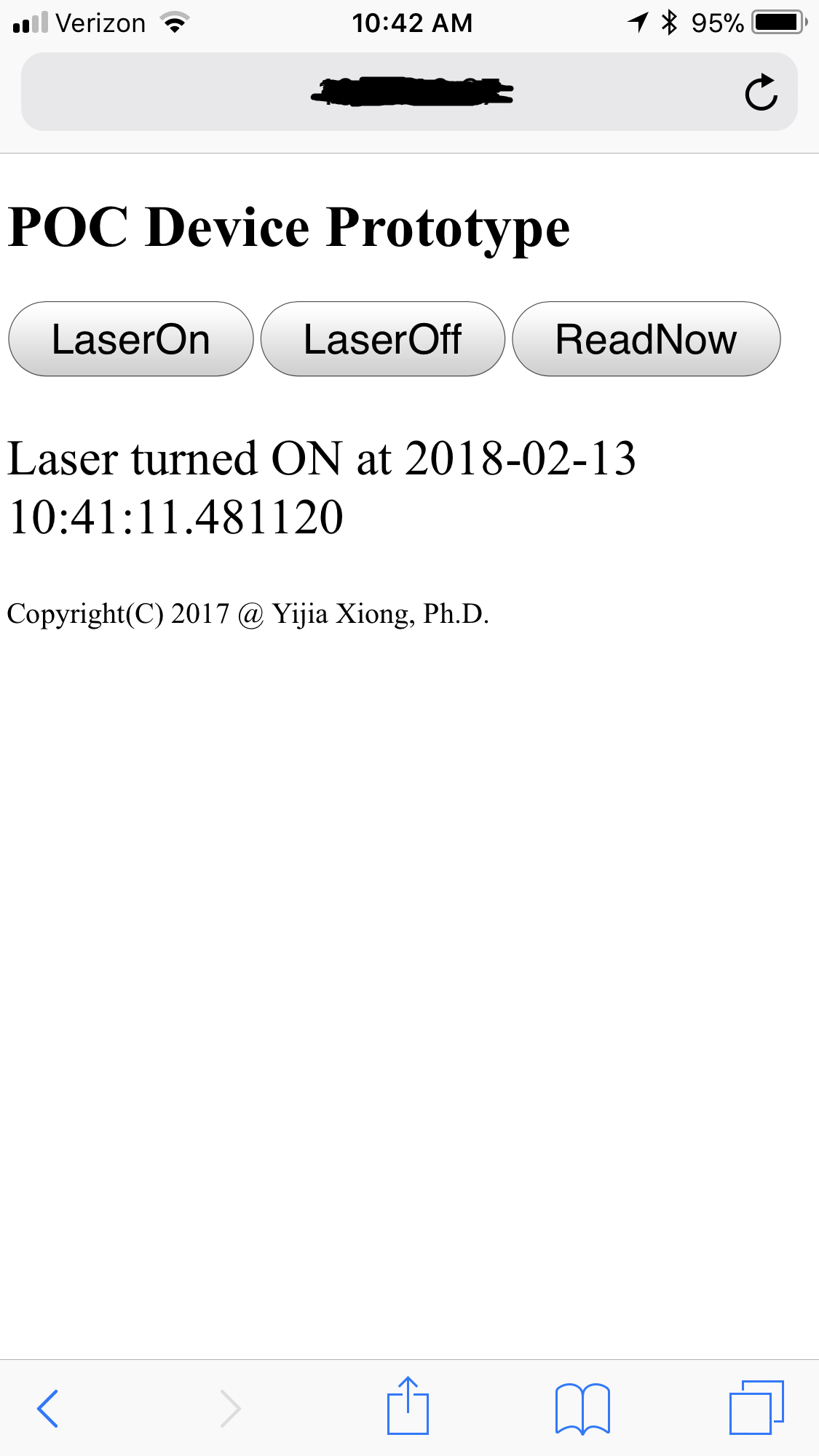 Smartphone App - Screenshot 1