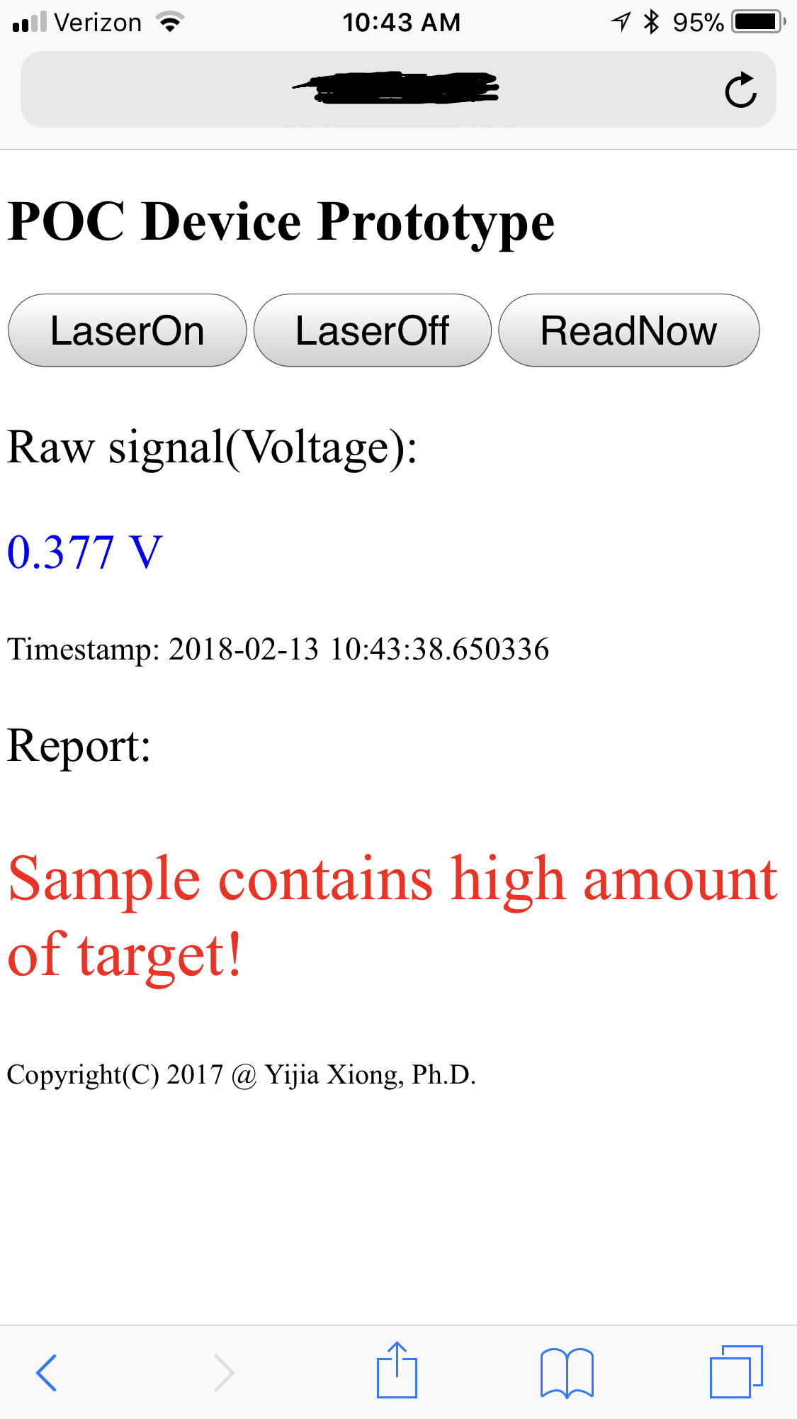 Smartphone App - Screenshot 2